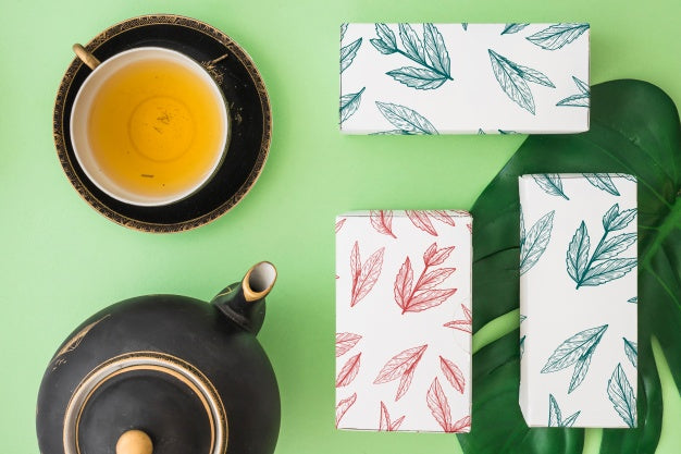 Free Creative Tea Mockup Psd