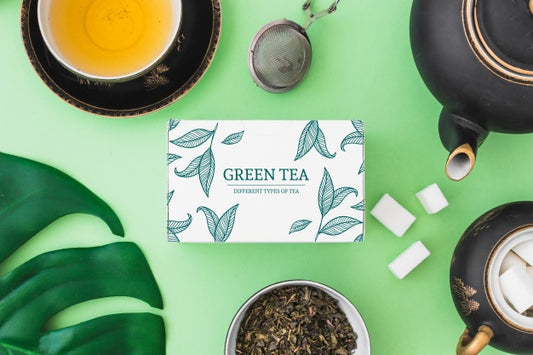 Free Creative Tea Mockup Psd