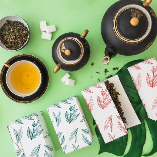 Free Creative Tea Mockup Psd