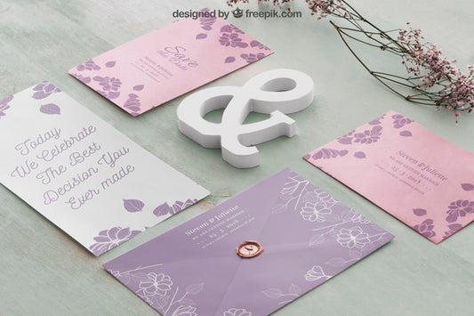 Free Creative Wedding Mockup Psd