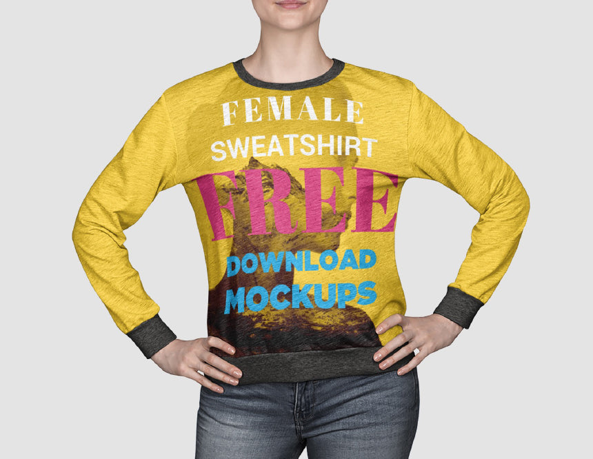 Free Customizable Sweater Mockups