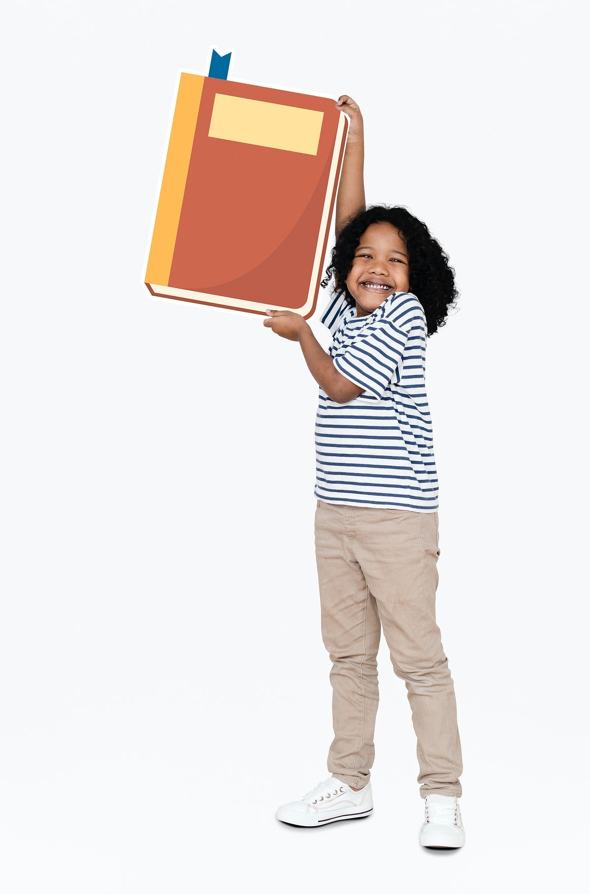 Free Cute Kid Holding A Book