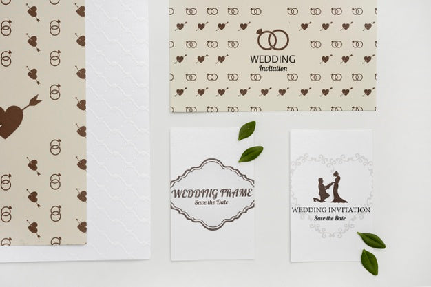 Free Cute Wedding Invitation Cards Psd