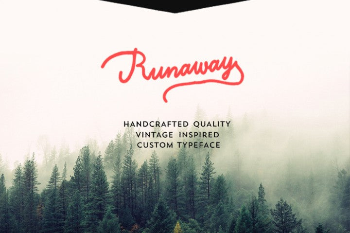 Free Font Runaway Typeface