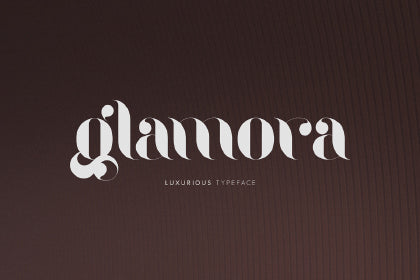 Free Glamora Stencil Font