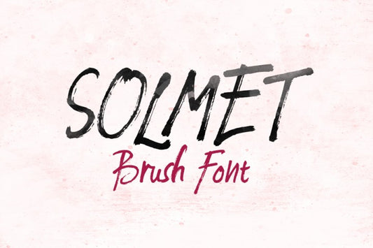 Free Solmet Brush Font