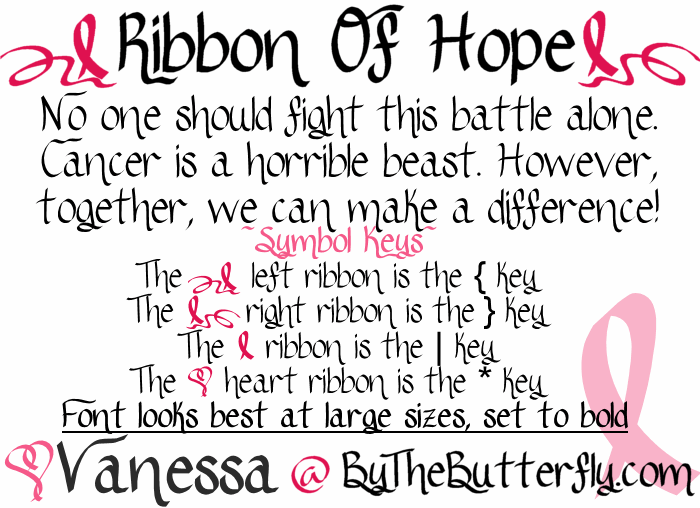 Free RibbonOfhope Font