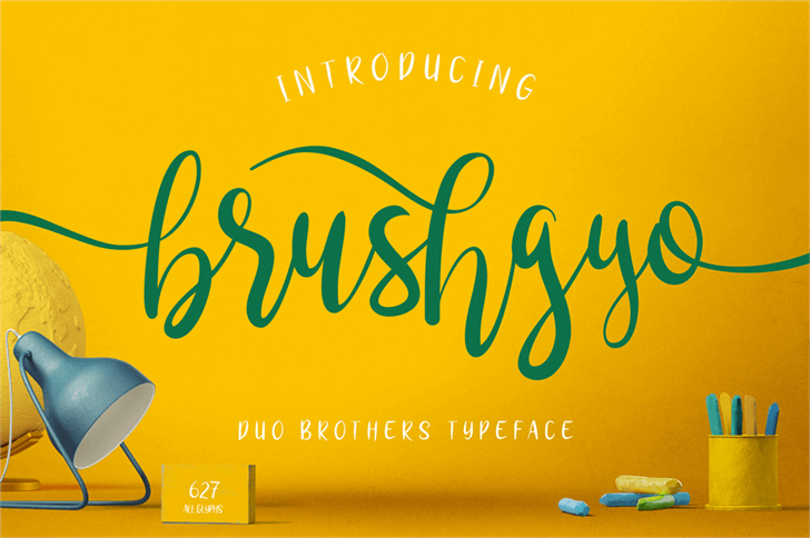 Free brushgyo Font