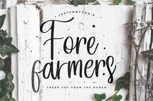 Free Forefarmers Font