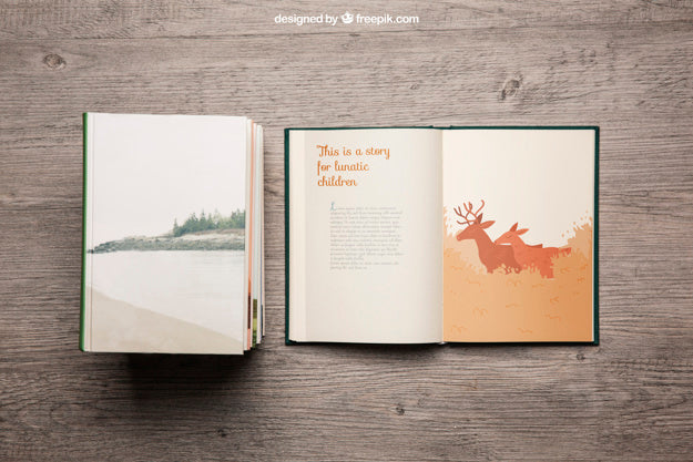 Free Decorative Book Mockup Psd
