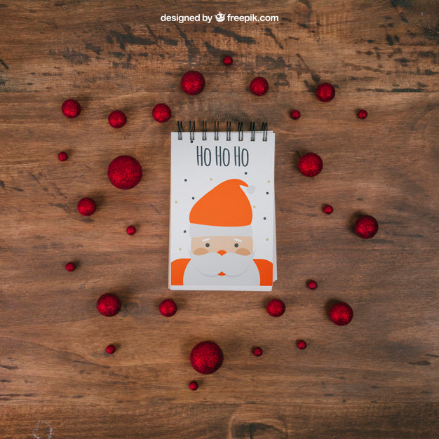 Free Decorative Christmas Mockup Psd