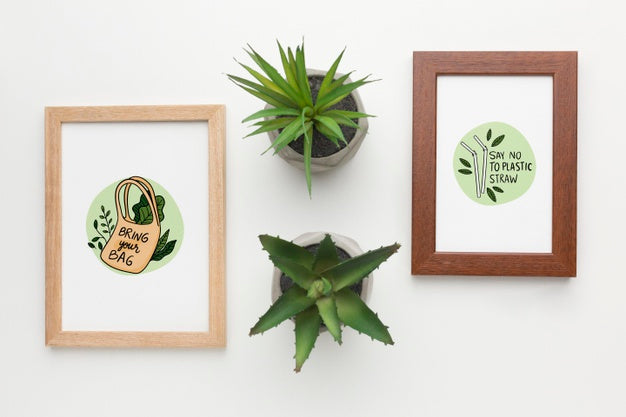 Free Decorative Frame Concept Mock-Up Psd