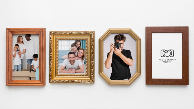 Free Decorative Frame Concept Mock-Up Psd
