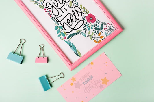 Free Decorative Frame Mockup Psd