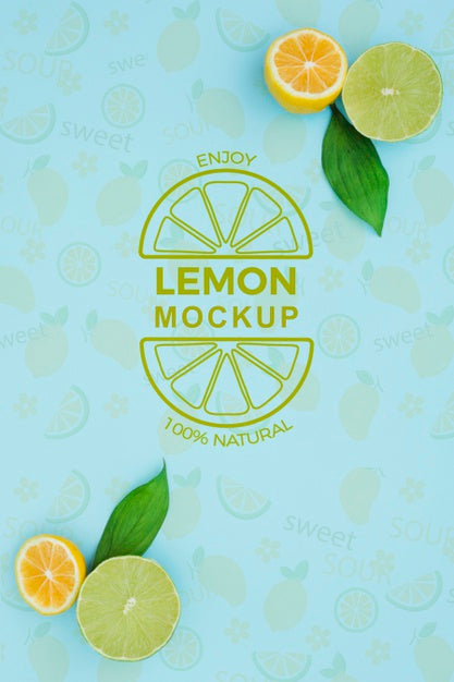 Free Delicious Fruit Concept Mock-Up Psd