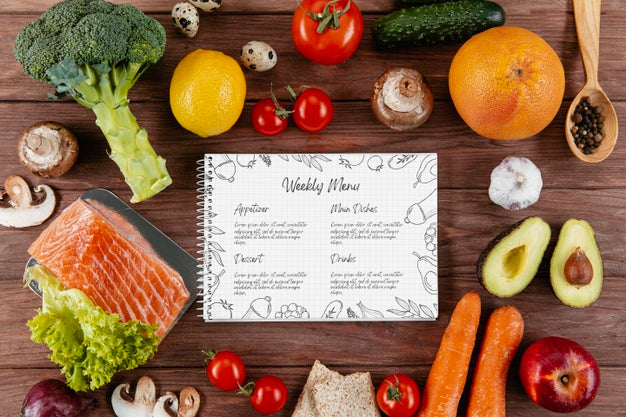 Free Delicious Menu Concept Mock-Up Psd