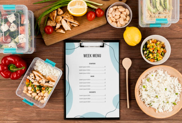 Free Delicious Menu Concept Mock-Up Psd