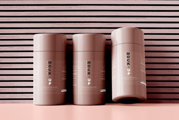 Free Deodorant Packaging Mockup Psd