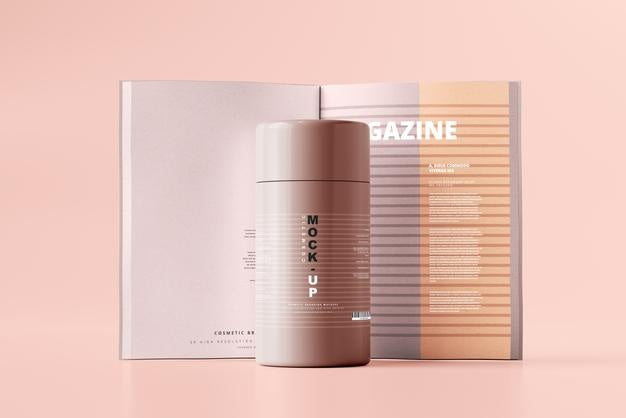 Free Deodorant Packaging Mockup Psd