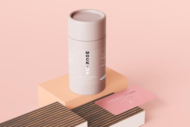 Free Deodorant Packaging Mockup Psd