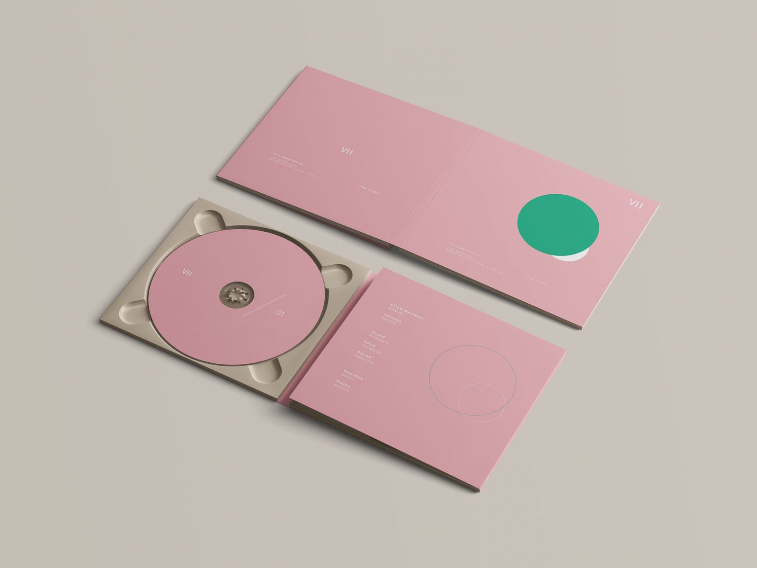 Free Digipack Cd Mockup