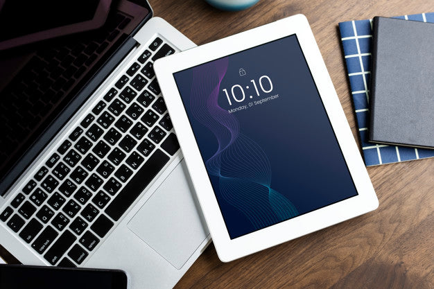 Free Digital Tablet Screen Mockup Template Psd