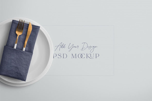 Free Dinner Table Mockup Psd