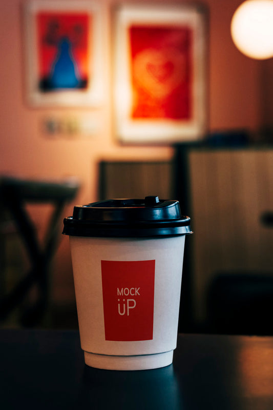 Free Disposable Coffee Paper Cup Mockup Design Psd