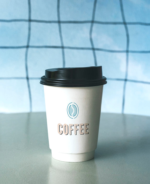 Free Disposable Coffee Paper Cup Mockup Design Psd