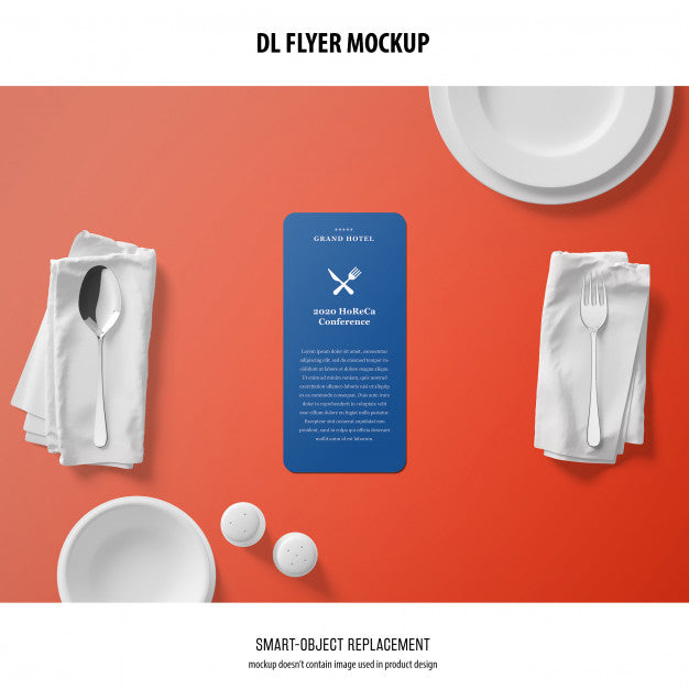 Free Dl Flyer Mockup Psd