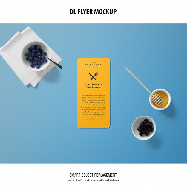 Free Dl Flyer Mockup Psd