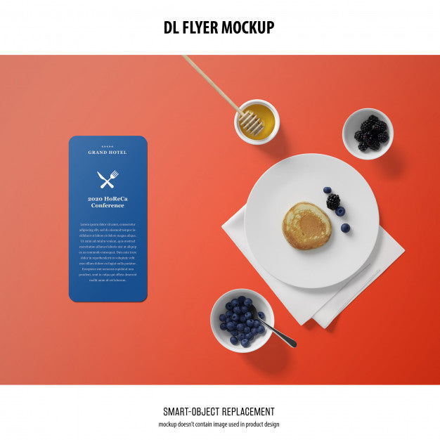 Free Dl Flyer Mockup Psd