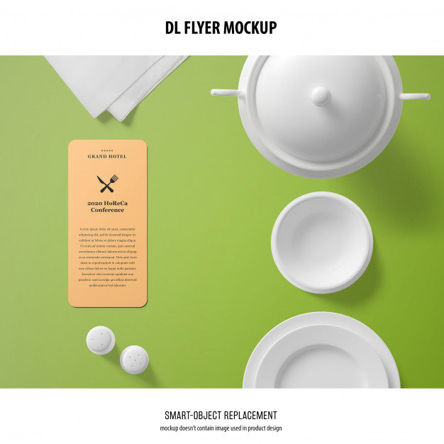 Free Dl Flyer Mockup Psd