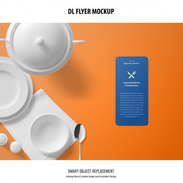 Free Dl Flyer Mockup Psd