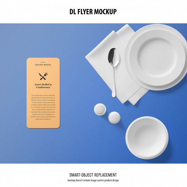 Free Dl Flyer Mockup Psd