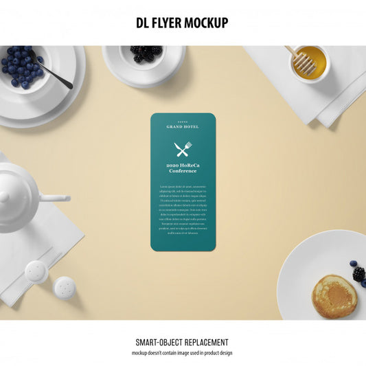 Free Dl Flyer Mockup Psd