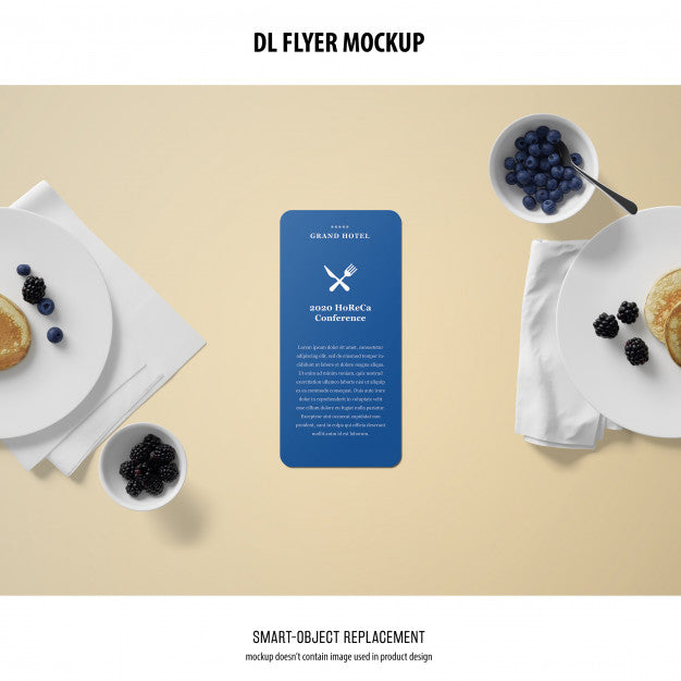 Free Dl Flyer Mockup Psd