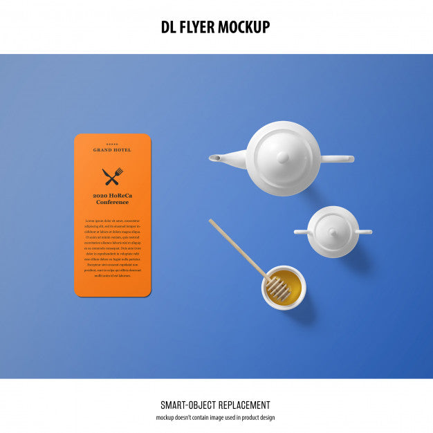 Free Dl Flyer Mockup Psd