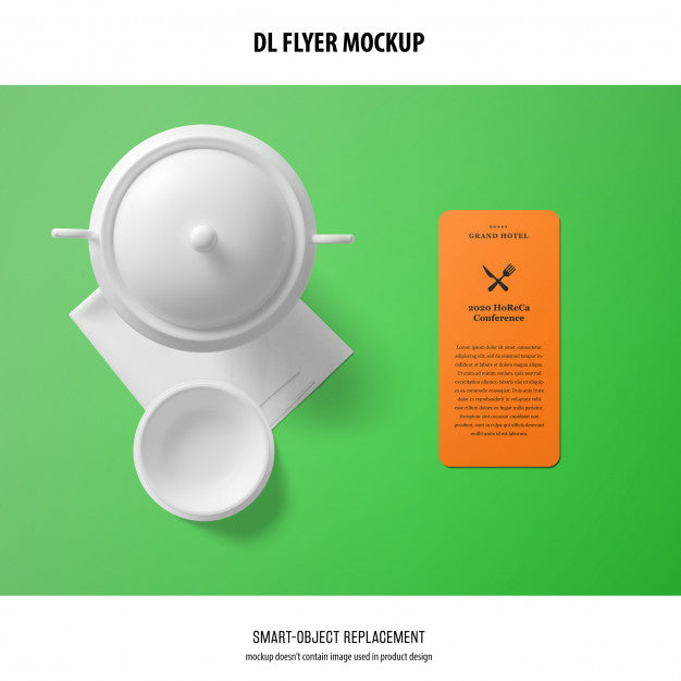 Free Dl Flyer Mockup Psd