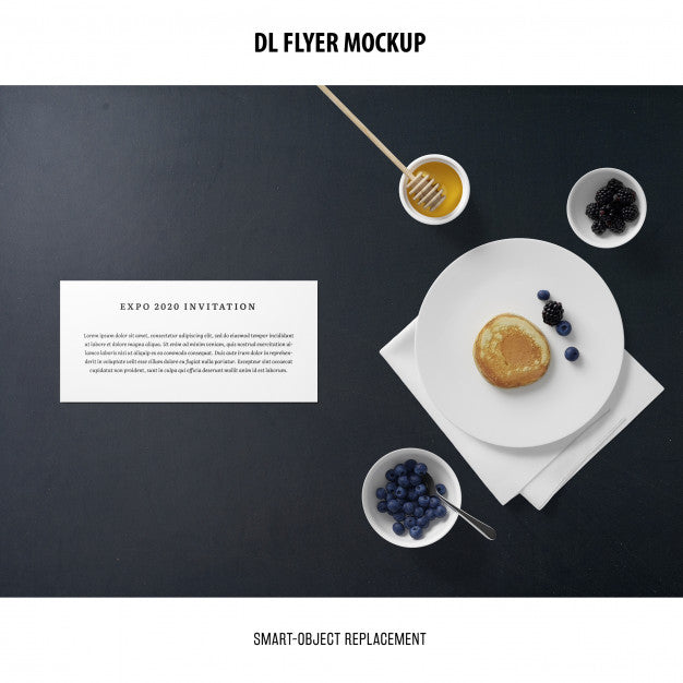 Free Dl Flyer Mockup Psd