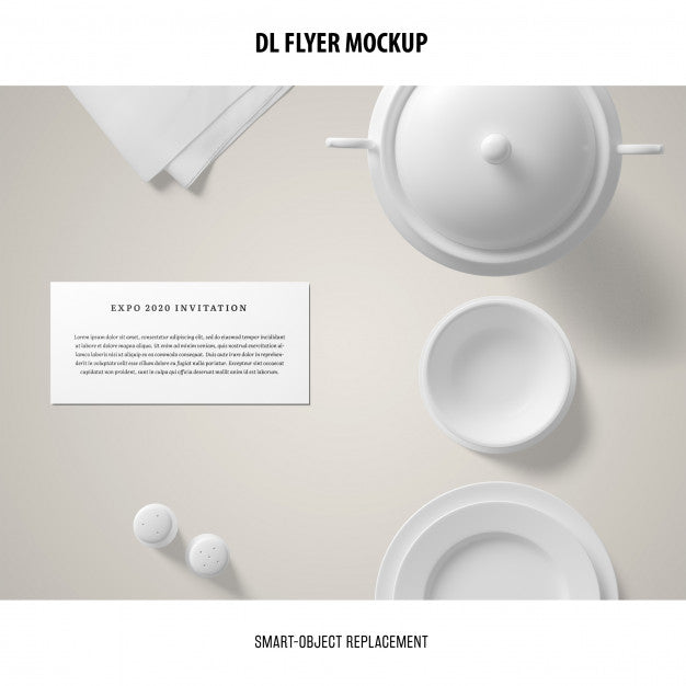 Free Dl Flyer Mockup Psd