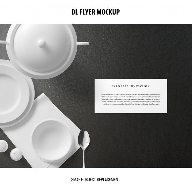 Free Dl Flyer Mockup Psd