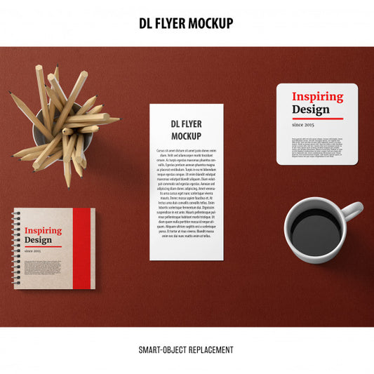 Free Dl Flyer Mockup Psd