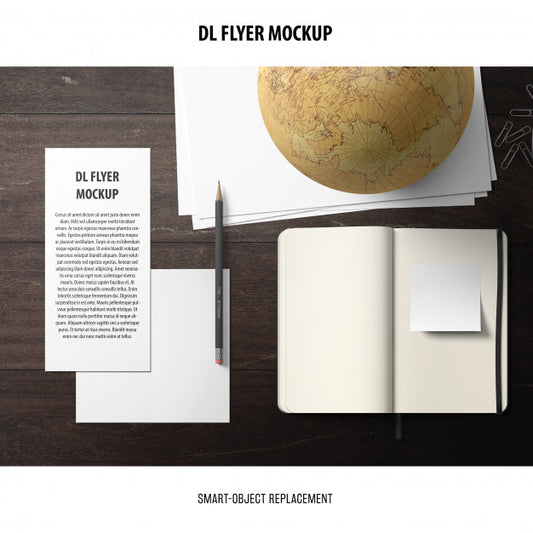 Free Dl Flyer Mockup Psd