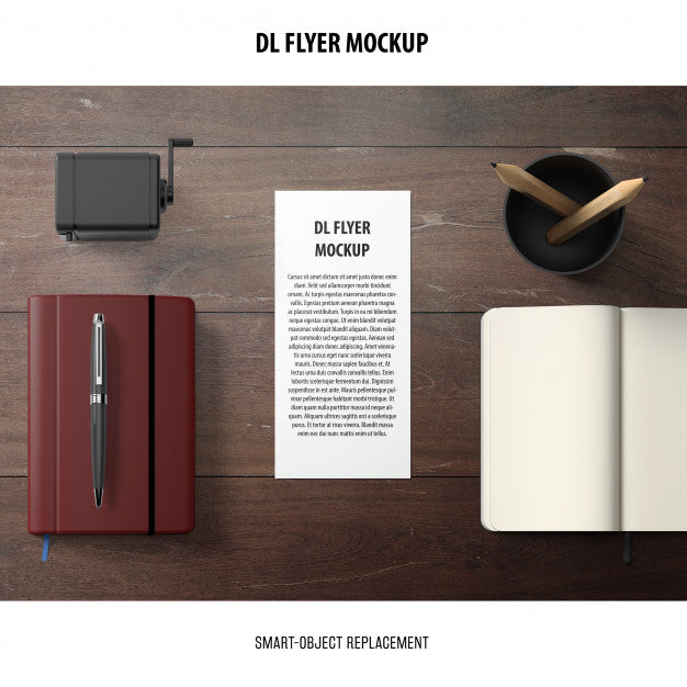 Free Dl Flyer Mockup Psd