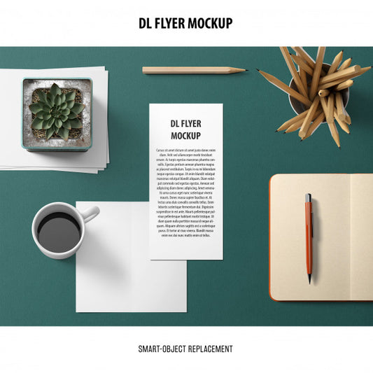 Free Dl Flyer Mockup Psd