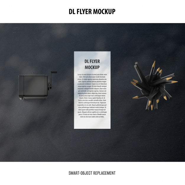 Free Dl Flyer Mockup Psd