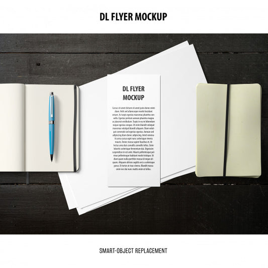 Free Dl Flyer Mockup Psd