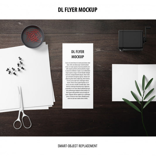 Free Dl Flyer Mockup Psd