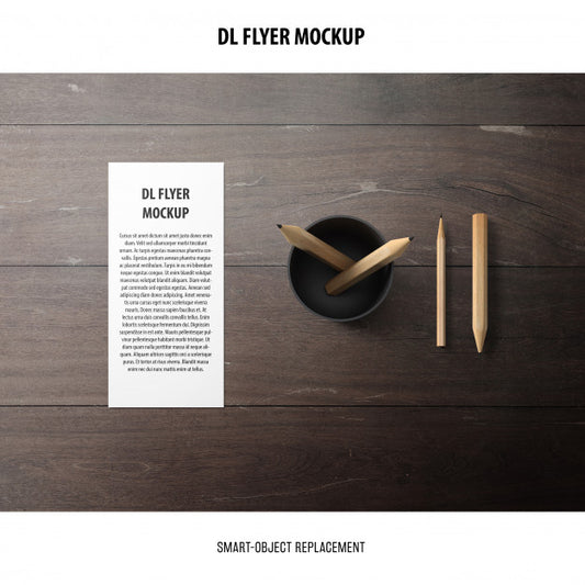 Free Dl Flyer Mockup Psd